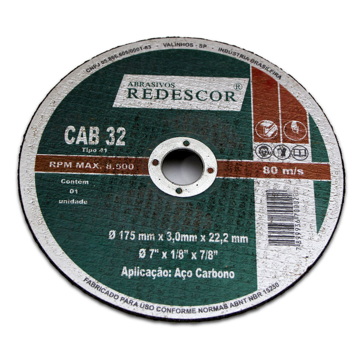 Disco de Corte 7″ X 1/8″ X 7/8″
